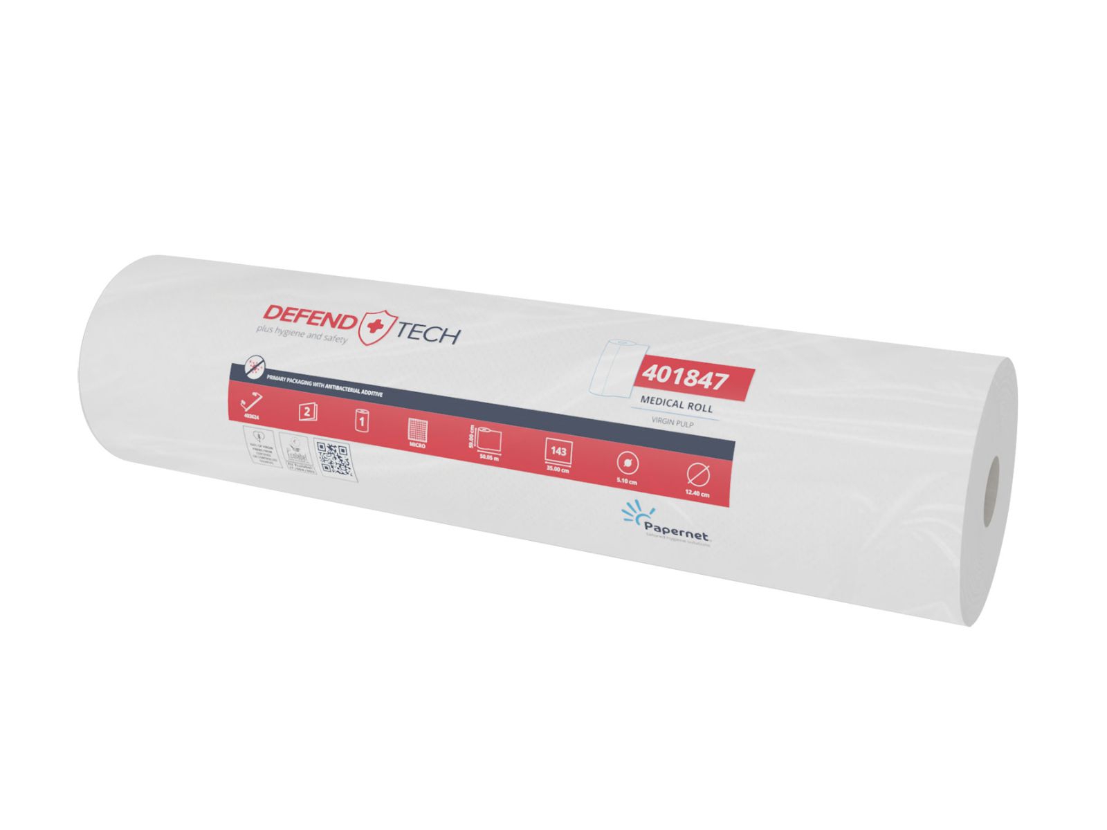 Podkład medyczny PAPERNET 60 Premium 401847 Karton 9 rolek